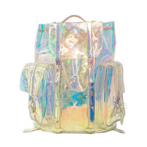 Louis Vuitton Monogram Leather Brown Prism Christopher Backpack
